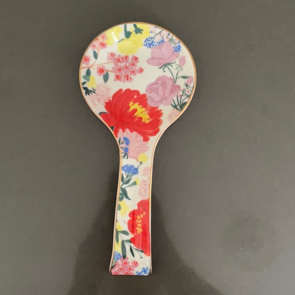 Anthropologie floral spoon rest